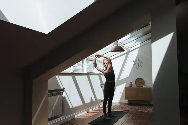 Yoga and stretching