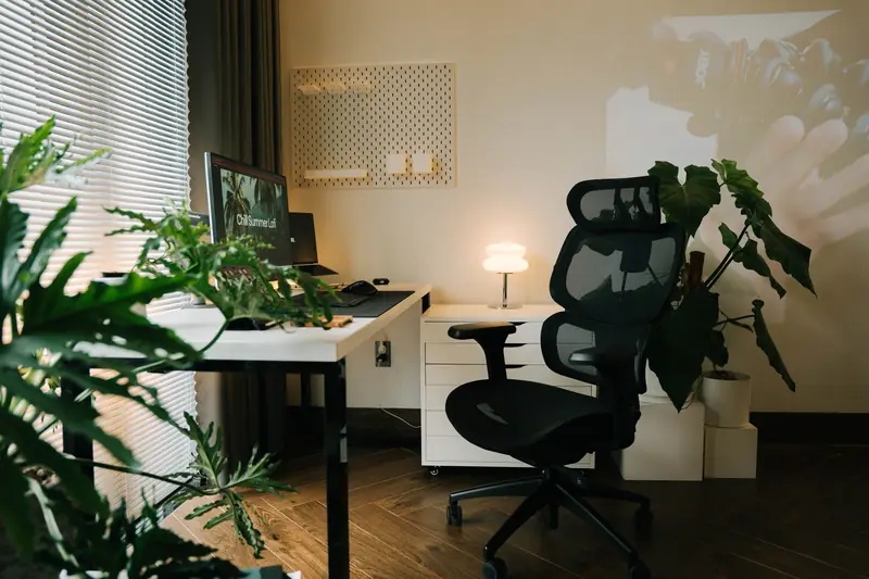 An office in the garden