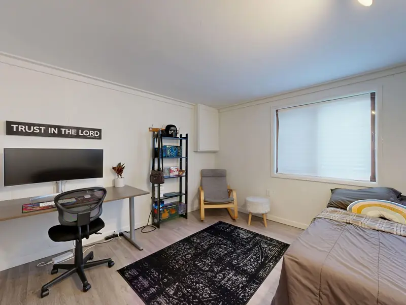 Bedroom and study